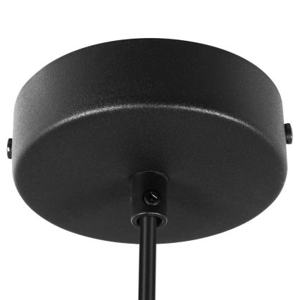 PIATTO pendellampe med wire 1xGX53/15W/230V Ø 35 cm sort
