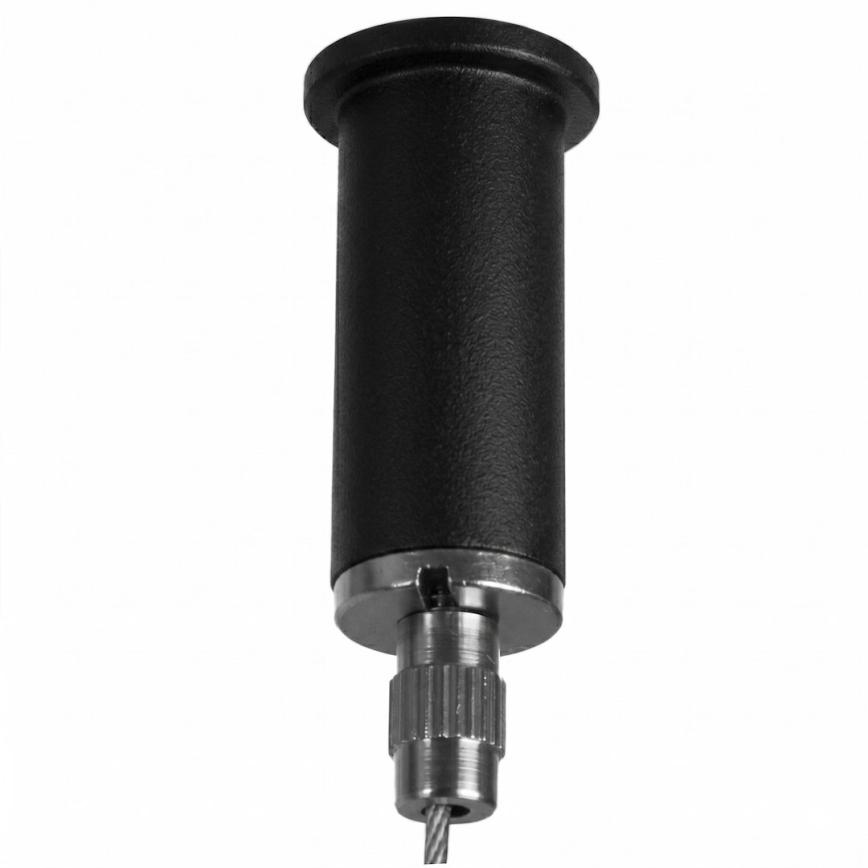 PIATTO pendellampe med wire 1xGX53/15W/230V Ø 35 cm sort