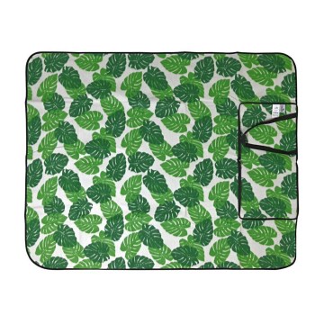 Picnic-tæppe 120 x 150 cm, grøn