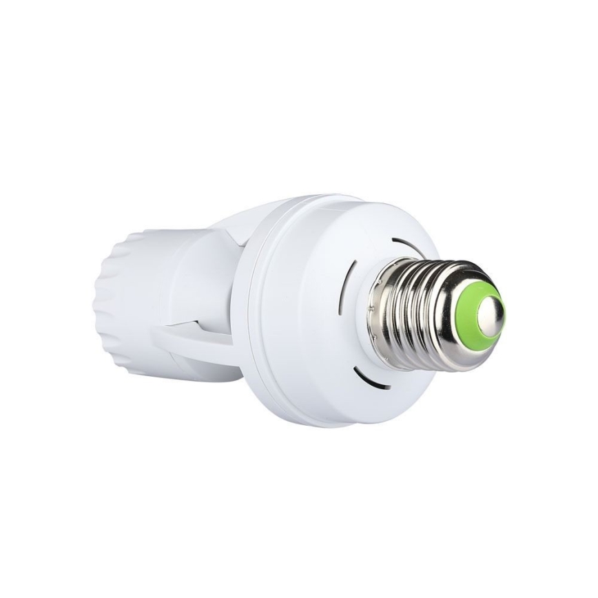 PIR-sensor til E27-pære hvid