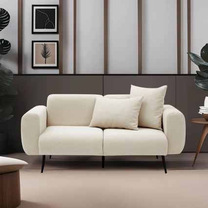PISA 2-personers sofa i creme