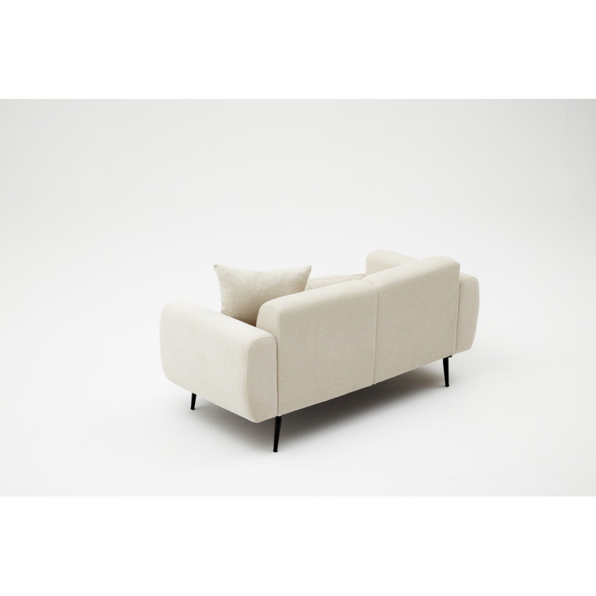 PISA 2-personers sofa i creme