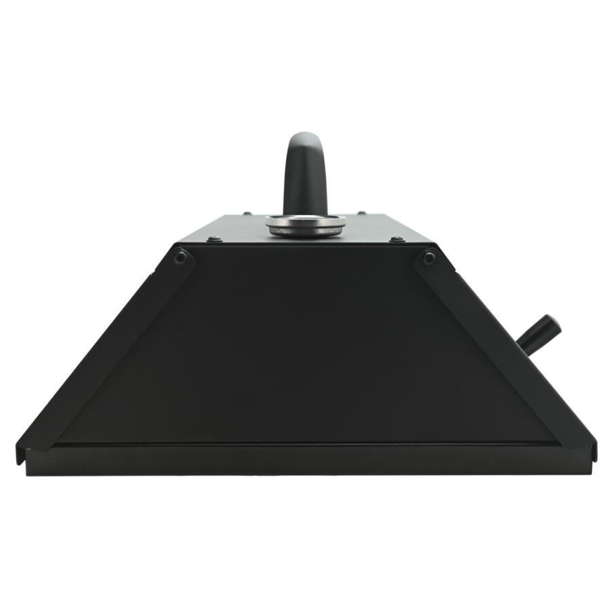 Pizzaovn med låge og termometer 40x35,5x21 cm sort