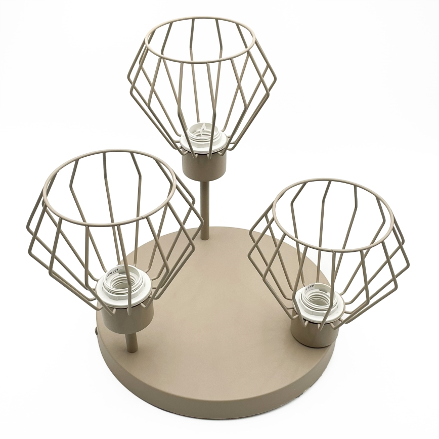 Plafondlampe AUDREY 3xE27/60W/230V beige