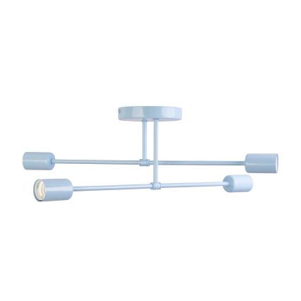 Plafondlampe CAMBRIDGE 4xE27/15W/230V blå