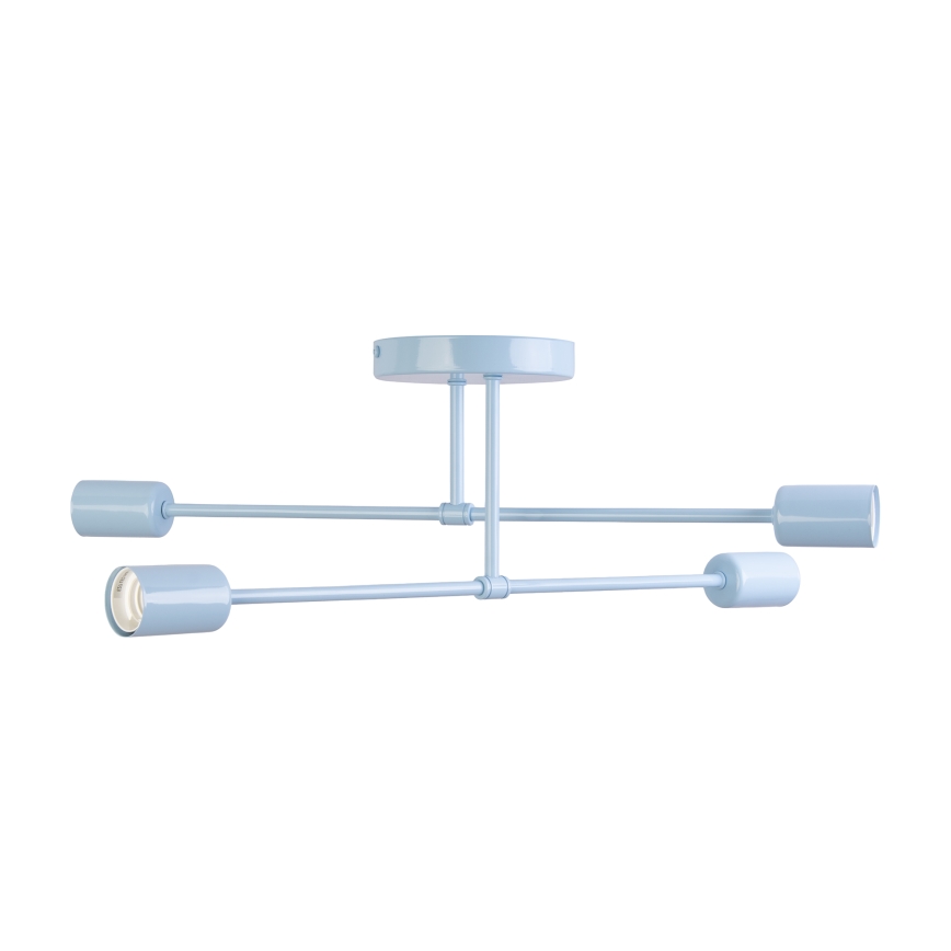 Plafondlampe CAMBRIDGE 4xE27/15W/230V blå