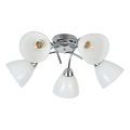 Plafondlampe CLARA 5xE27/15W/230V poleret krom