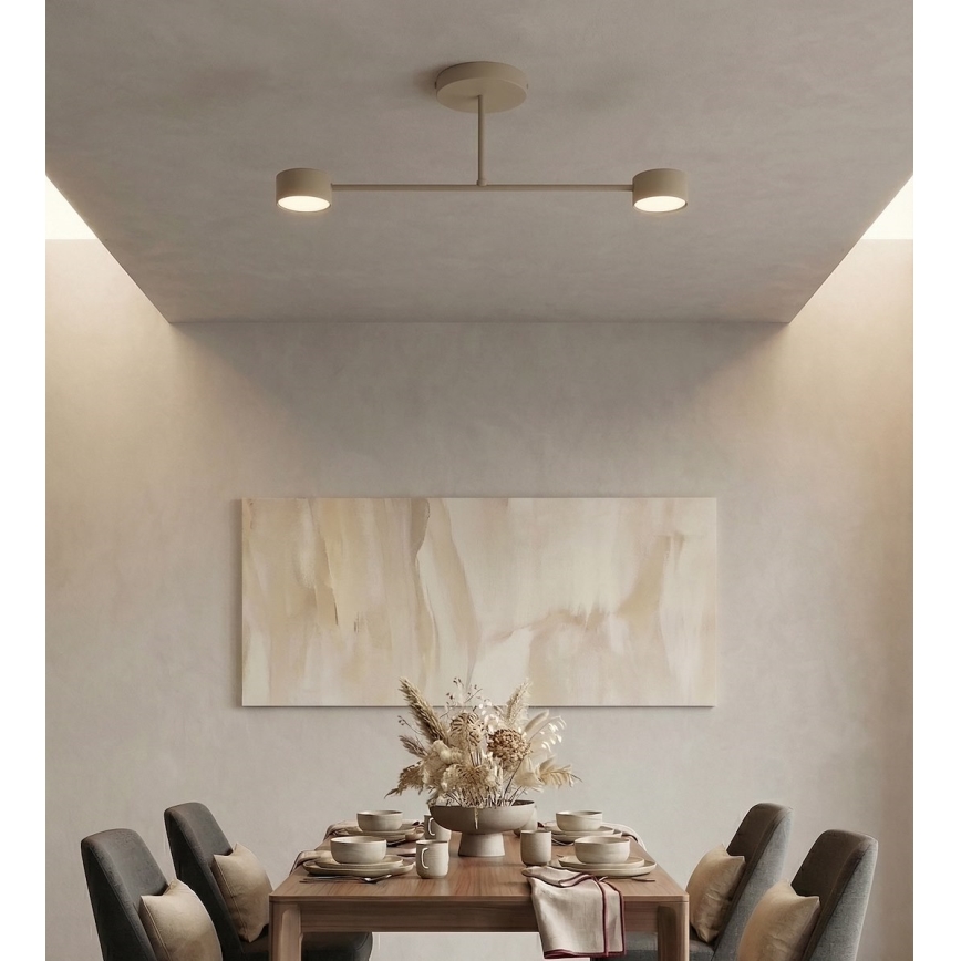 Plafondlampe HALO 2xGX53/10W/230V beige