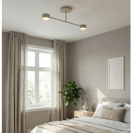 Plafondlampe HALO 2xGX53/10W/230V beige