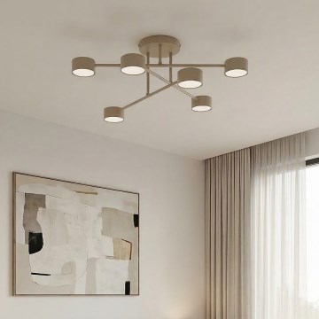 Plafondlampe HALO 6xGX53/10W/230V beige