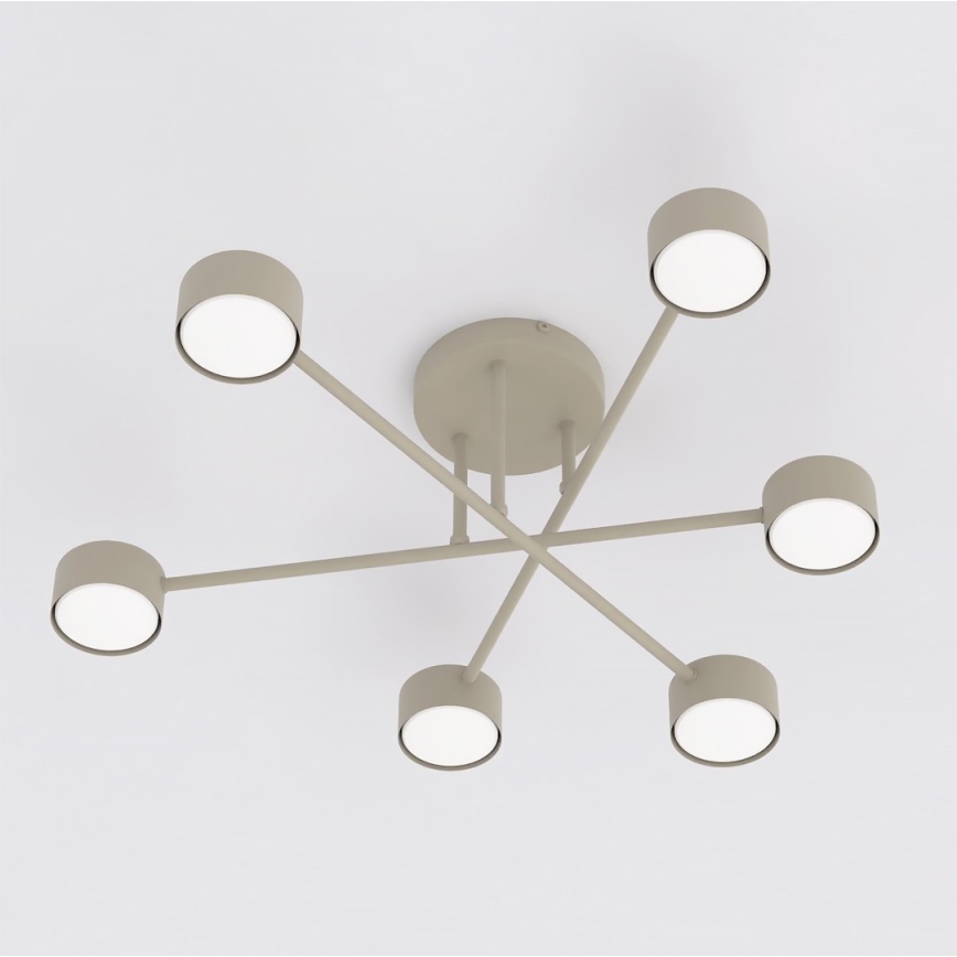 Plafondlampe HALO 6xGX53/10W/230V beige