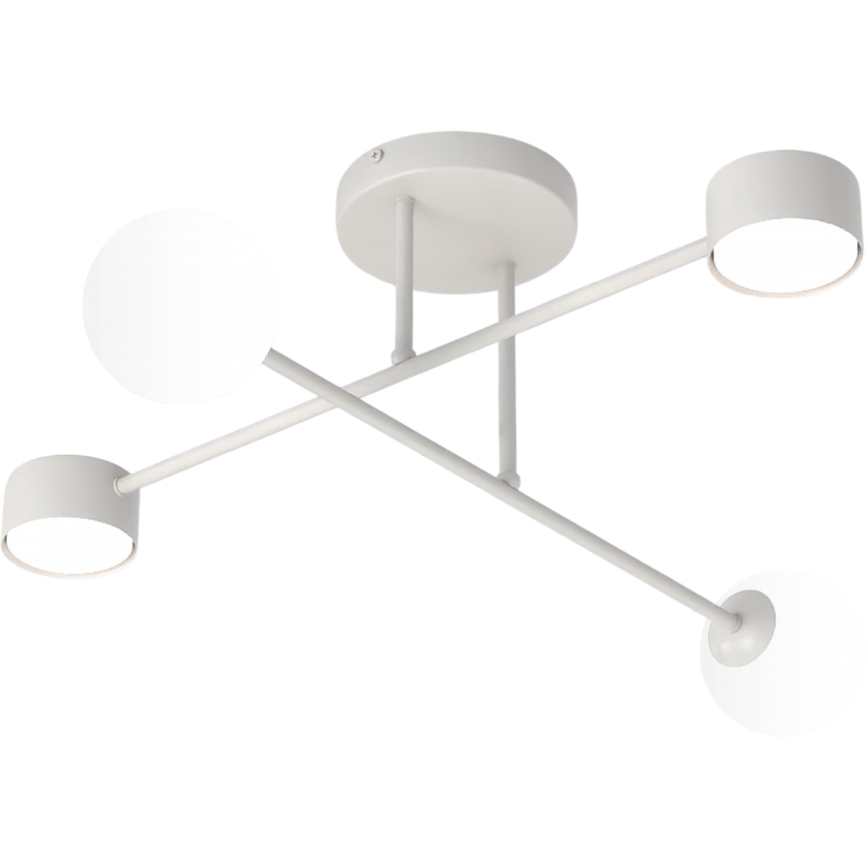 Plafondlampe HOLON 2xG9/8W/230V + 2xGX53/12W grå