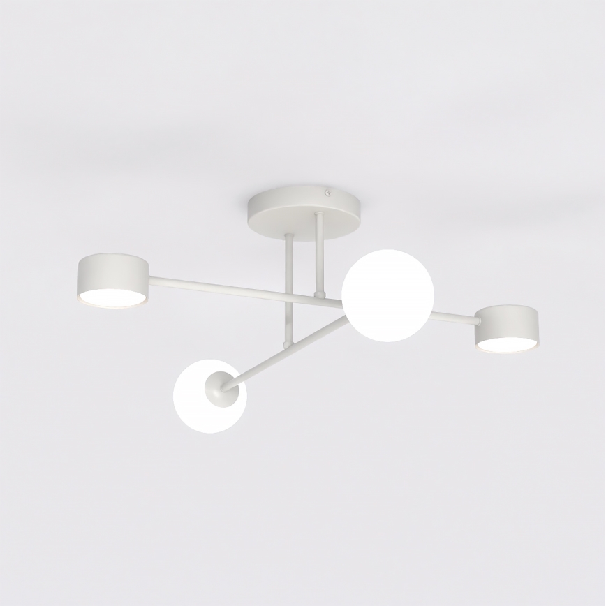 Plafondlampe HOLON 2xG9/8W/230V + 2xGX53/12W grå