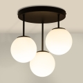 Plafondlampe MOONLIGHT 3xE27/15W/230V sort
