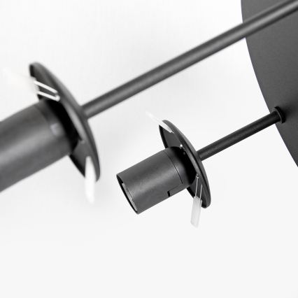 Plafondlampe MOONLIGHT 3xE27/15W/230V sort