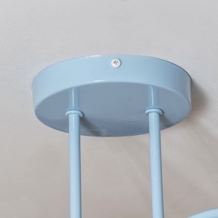 Plafondlampe OXFORD 2xE27/15W/230V blå