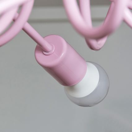 Plafondlampe OXFORD 3xE27/15W/230V rosa