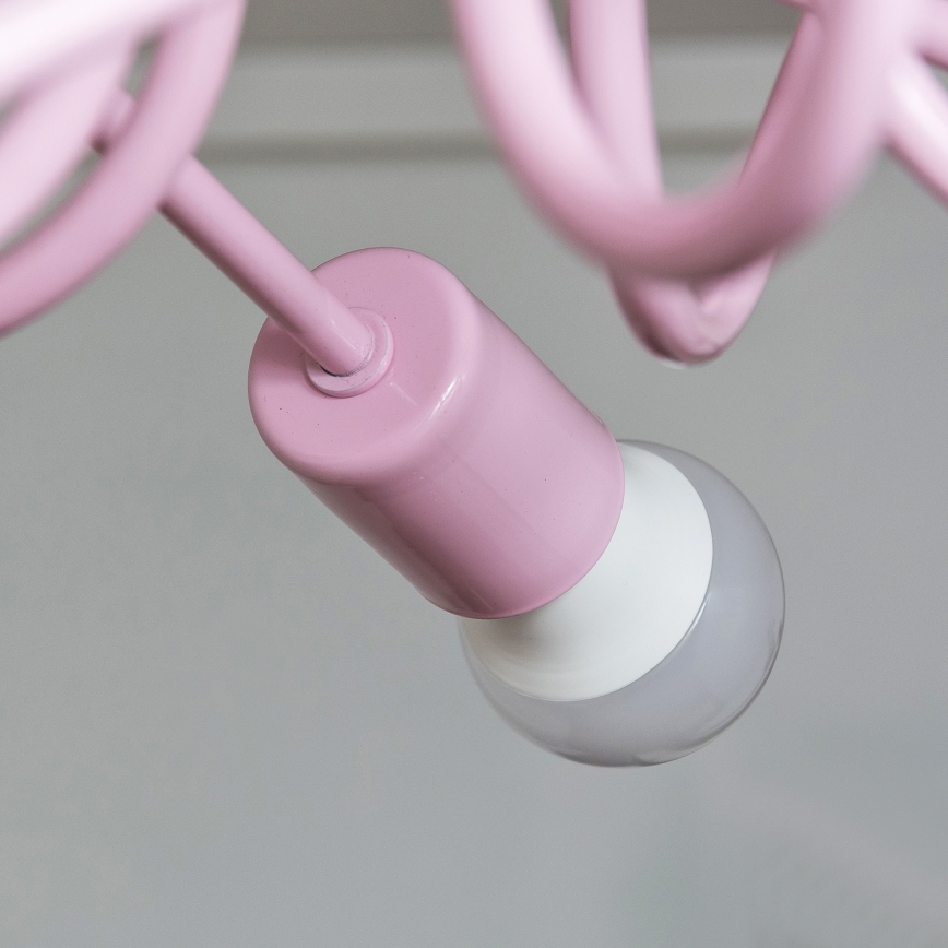 Plafondlampe OXFORD 3xE27/15W/230V rosa