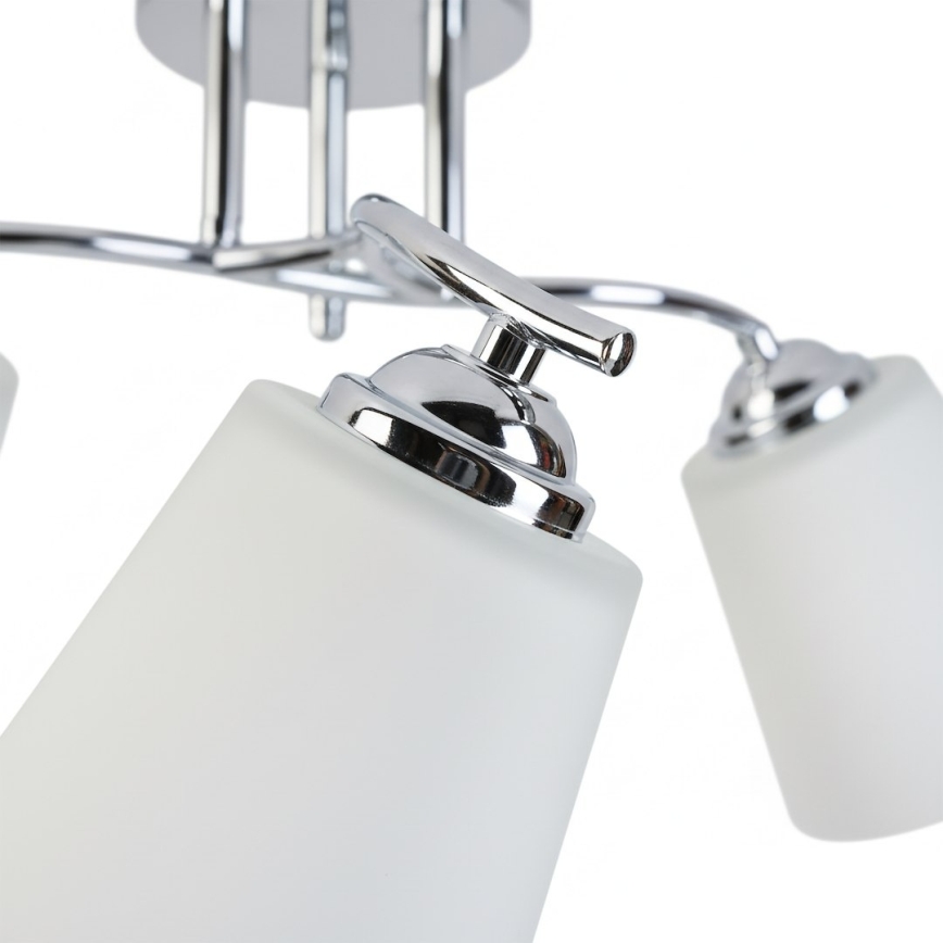 Plafondlampe PAFOS 3xE27/15W/230V i blank krom