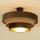 Plafondlampe WENTA 1xE27/60W/230V Ø 50 cm brun/jute