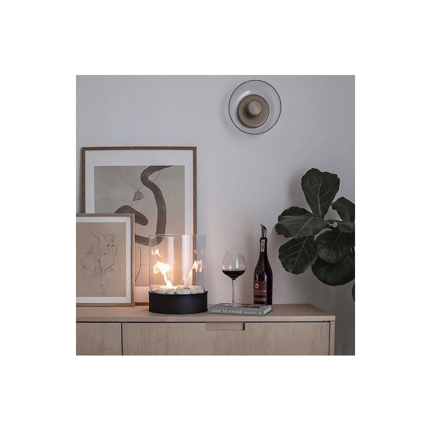 Planika - BIO pejs 36,3x25,1 cm 2,5kW sort