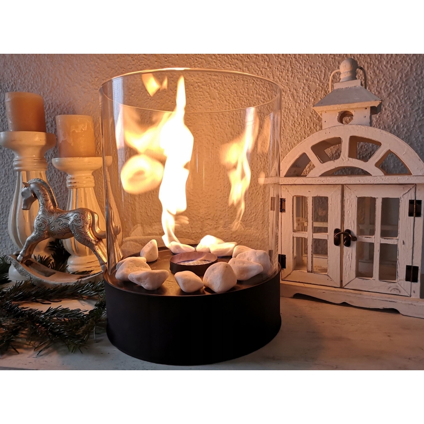 Planika - BIO pejs 36,3x25,1 cm 2,5kW sort