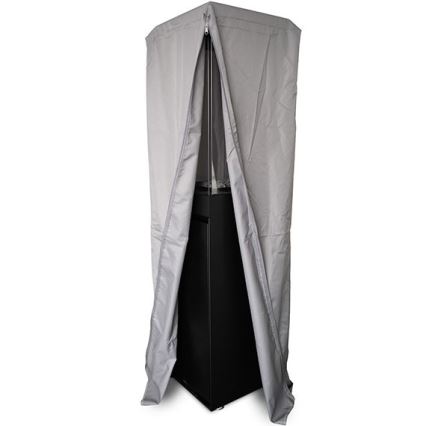 Planika Faro GAS - Udendørs gaspejs 142x36 cm 8kW sort + beskyttelsescover