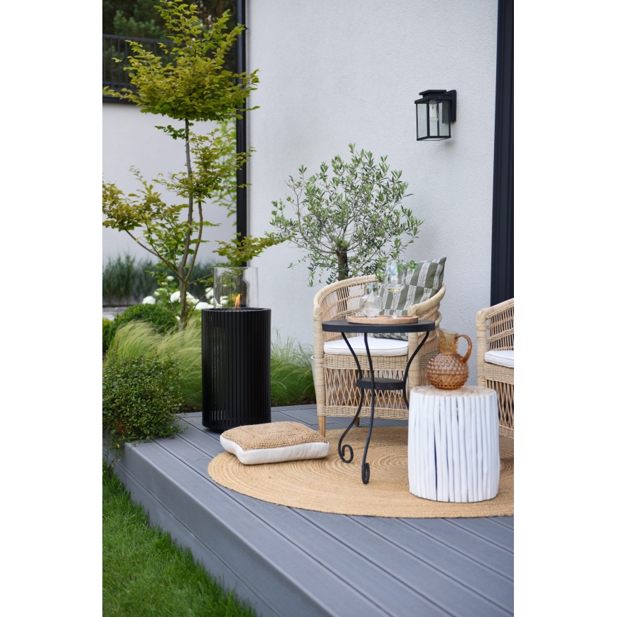 Planika - Biopejs 87x37,6 cm 2,5kW sort + beskyttelsescover