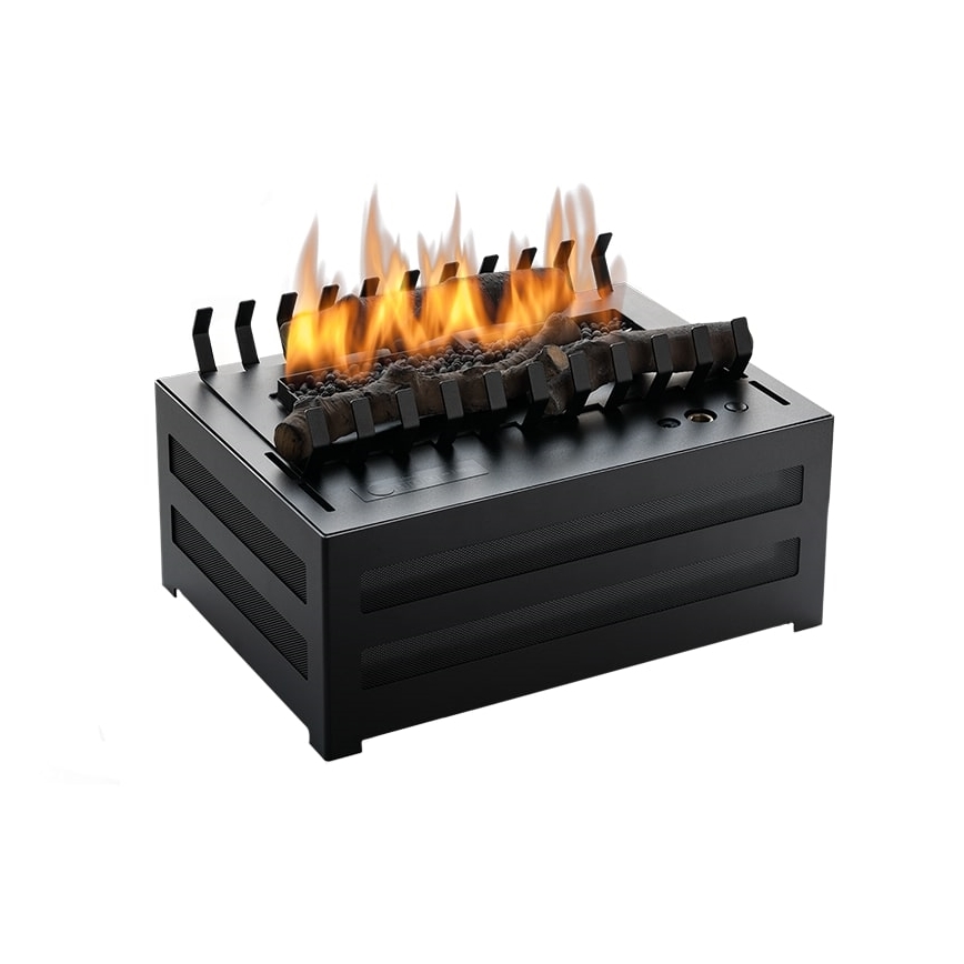 Planika - Biopejs med fjernbetjening 20,8x38,5 cm 2,5kW/230V sort