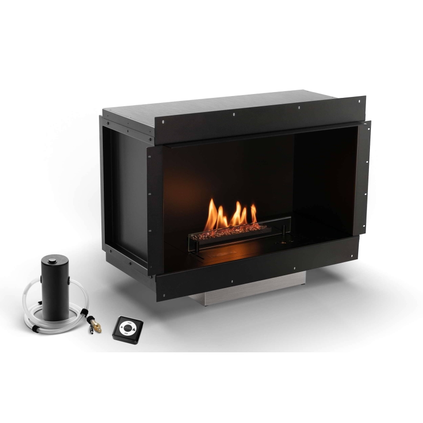 Planika - Indbygget universal biopejs med fjernbetjening 56,2x75 cm 2,5kW/230V