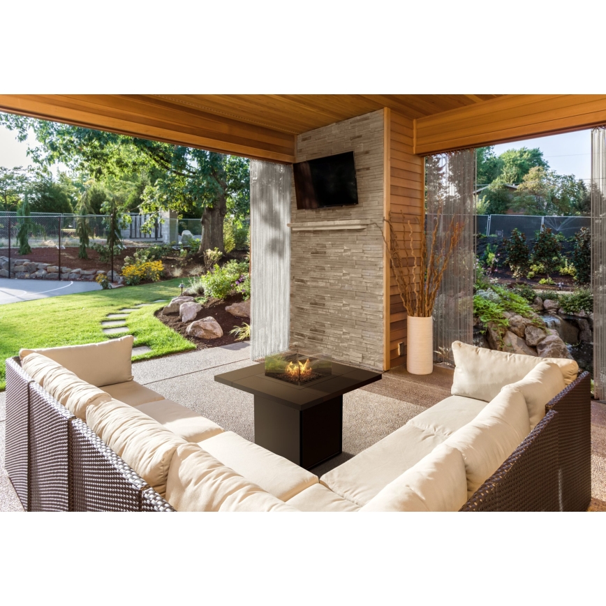 Planika Square Bord GAS - Udendørs gaspejs 79,7x90 cm 10kW