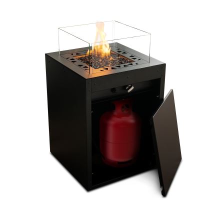 Planika Square GAS - Udendørs gaspejs 79,7x48 cm 10kW