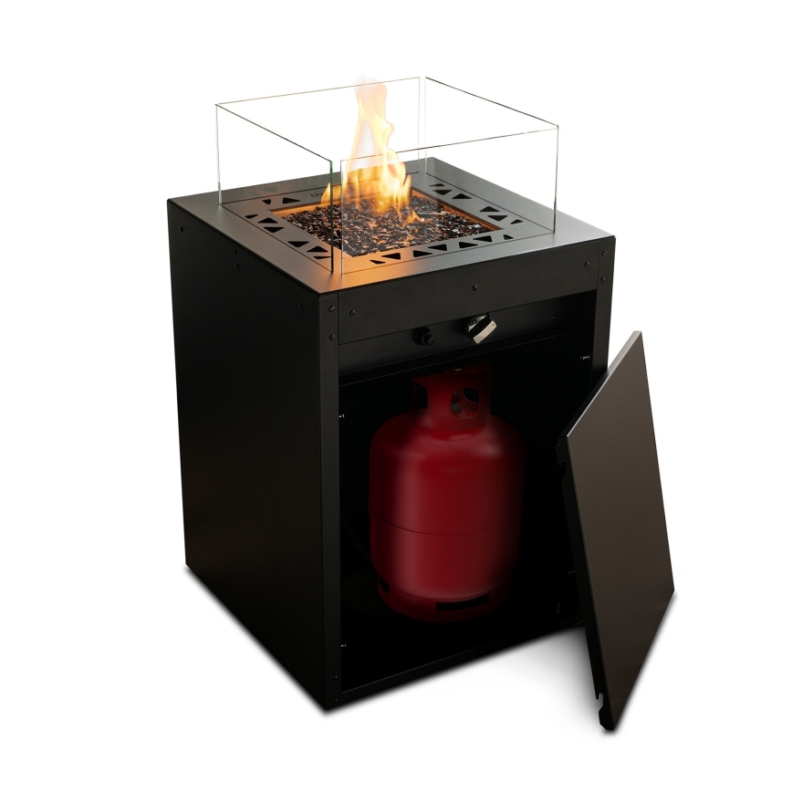 Planika Square GAS - Udendørs gaspejs 79,7x48 cm 10kW