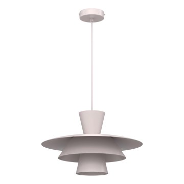 PLATO pendel på wire 1xE27/15W/230V cremefarvet