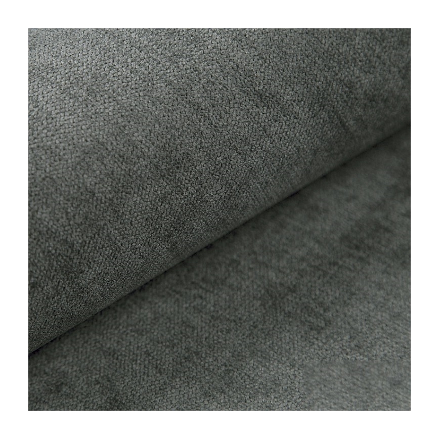 Polstret seng ISABEL 160x200 med fjedermadras og opbevaringsplads, grå