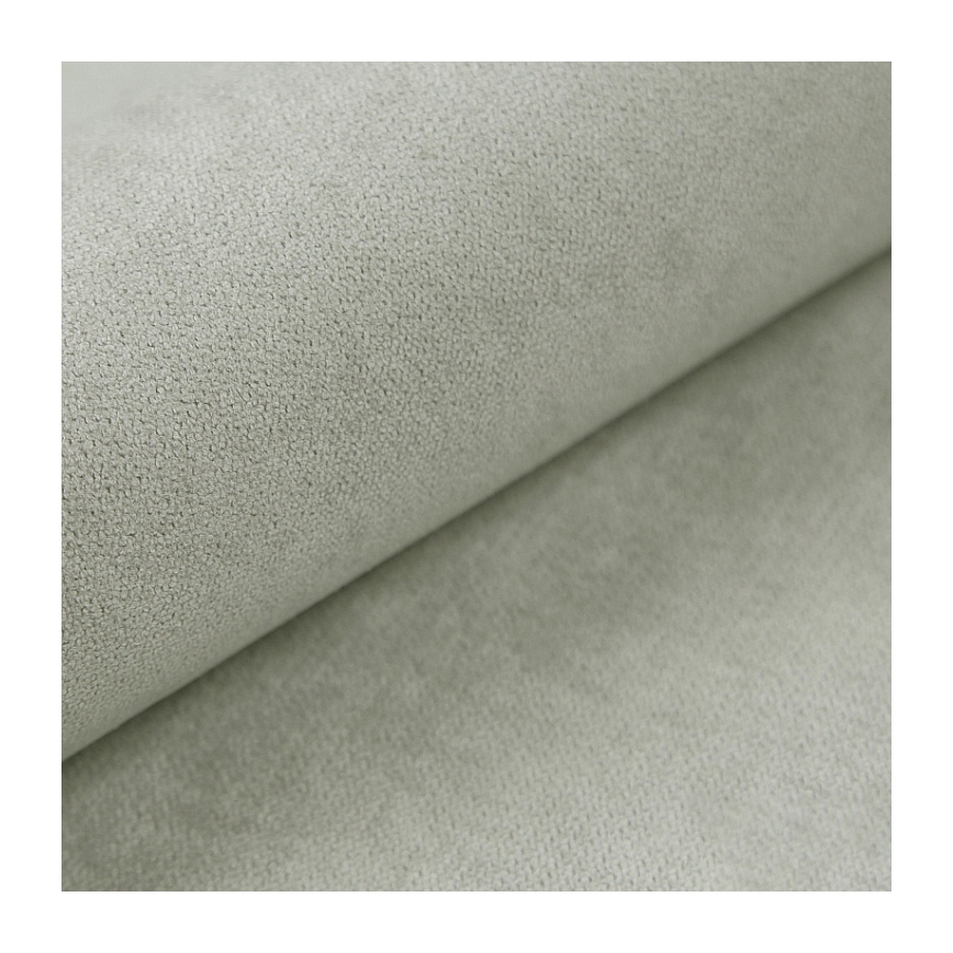 Polstret seng med fjedermadras og opbevaringsplads ISABEL 160x200 lysegrå