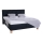 Polstret seng med madras og opbevaringsplads MARIA 160x200 cm antracit