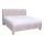 Polstret seng med madras og opbevaringsplads VIOLET 160x200 cm beige