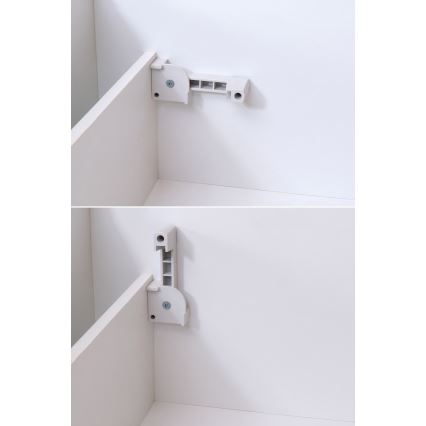 Polstret seng med madras og opbevaringsplads VIOLET 180x200 cm mørkegrå