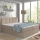 Polstret seng med madrasser og topmadras med opbevaringsplads EMBER 160x200 cm beige