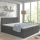 Polstret seng med madrasser, topmadras og opbevaringsplads EMBER 180x200 cm antracit