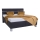 Polstret seng med opbevaringsplads uden madras ALIS 180x200 cm antracit