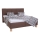 Polstret seng med opbevaringsplads uden madras MARIA 180x200 cm brun