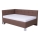 Polstret seng med opbevaringsplads uden madras MARIA PETITE 120x200 cm brun