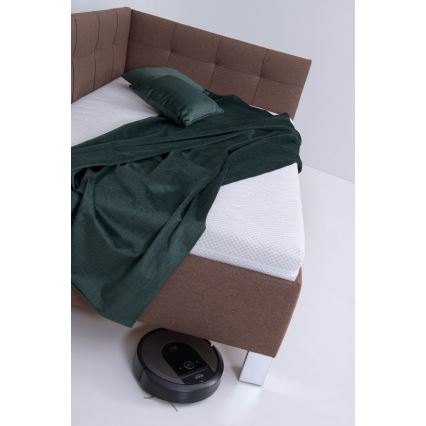 Polstret seng med opbevaringsplads uden madras MARIA PETITE 120x200 cm brun