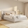 Polstret seng uden madras DALIA 160x200 cm beige