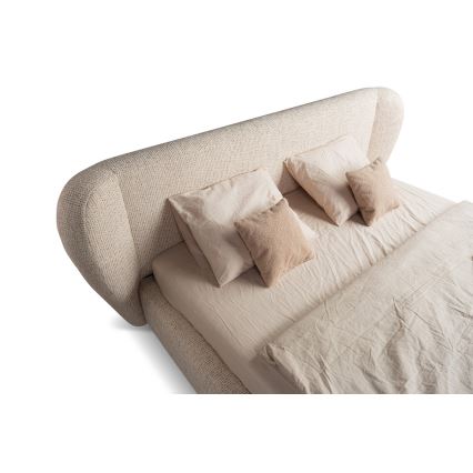 Polstret seng uden madras DALIA 160x200 cm beige