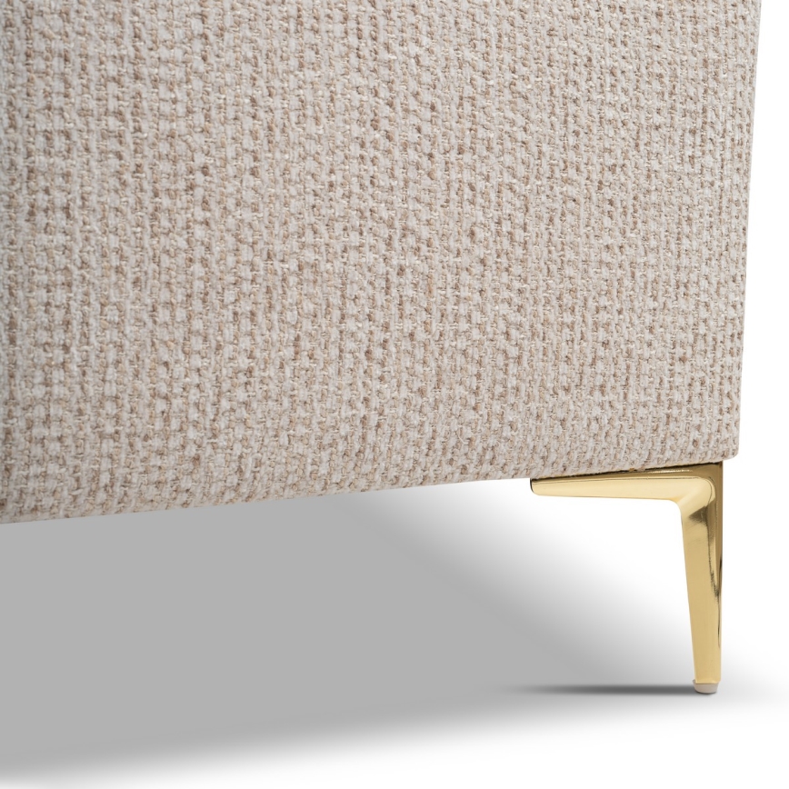 Polstret seng uden madras DALIA 160x200 cm beige