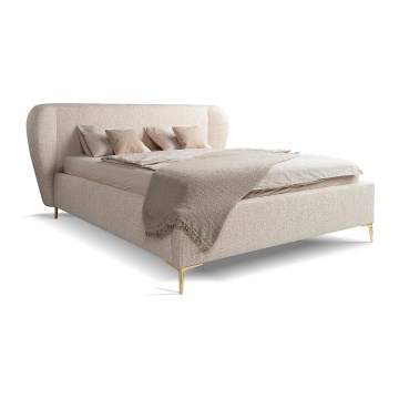 Polstret seng uden madras DALIA 180x200 cm beige