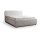 Polstret seng uden madras LAJLA 160x200 cm beige